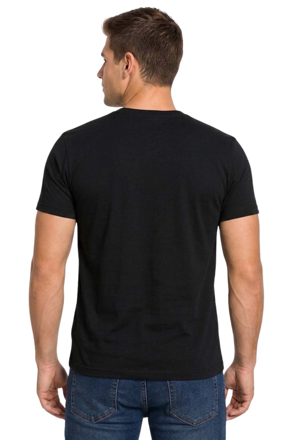 Bahob® Pack of 5 Men’s T-Shirts Crew Neck Short Sleeves Plain Soft Cotton Tops S-3XL