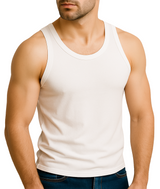 Bahob® New Men's Vest Multi Pack Lot Basic Regular Fitted Cotton Tank Top Athletic Soft Assorted Pack of 3