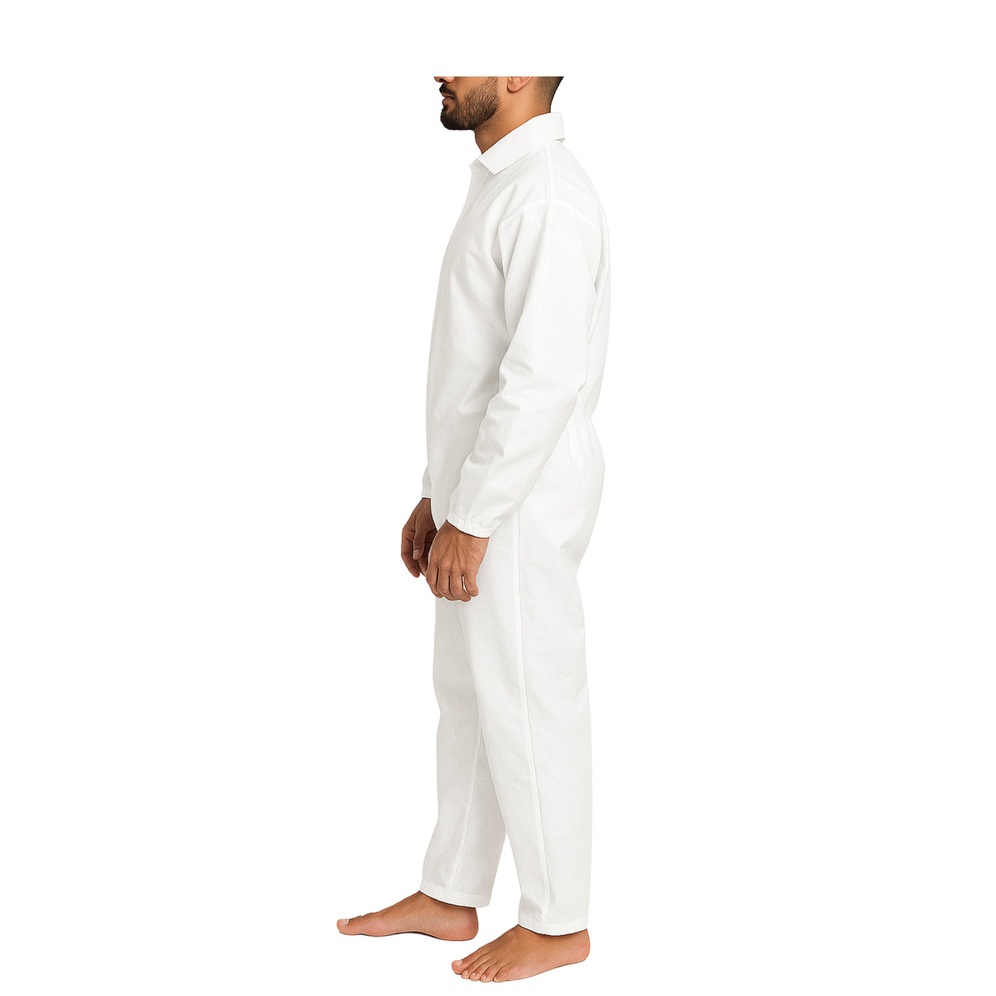 1 & 3 Pack Protective Disposable Overall Paper Boiler Suit Coveralls Protection Suit Cuffs and Ankles