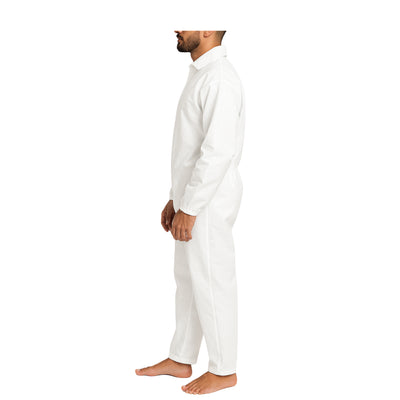 1 & 3 Pack Protective Disposable Overall Paper Boiler Suit Coveralls Protection Suit Cuffs and Ankles