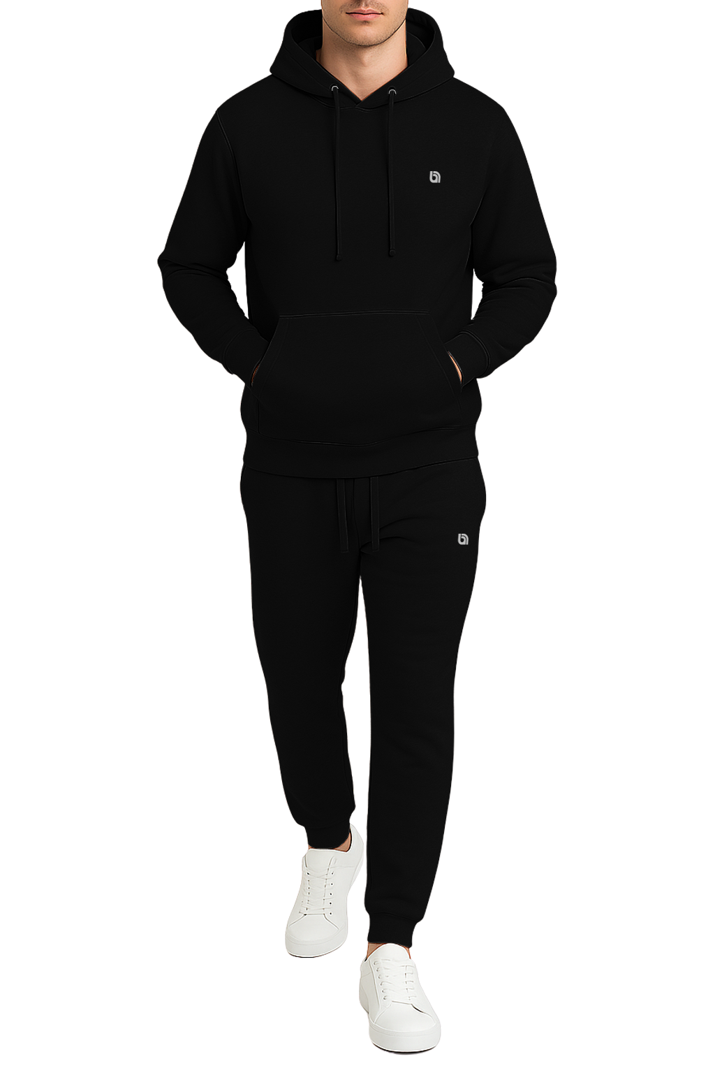 Bahob® Men's Tracksuit Set Full Sleeve Fleece Hoodie Top Jogging Bottoms Joggers
