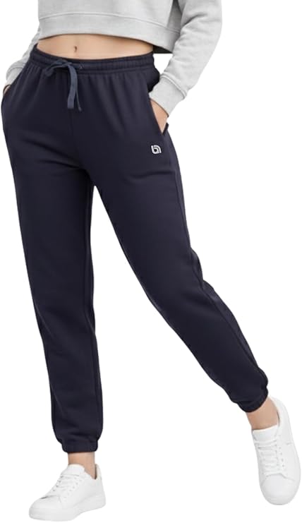 Bahob® Women's Fleece Joggers Sweatpants Jogging Tracksuit Bottoms Drawstring Elastic Waist Joggers for Women S-XXL