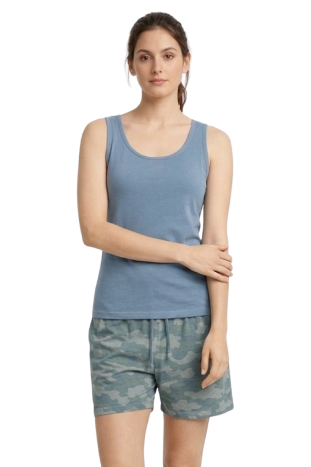 Women's Pyjamas Sets Sleeveless Tank Top with Shorts Ladies Pyjamas Sets Vest and Shorts Lounge Set with Pockets Pyjamas for Women S-XXL