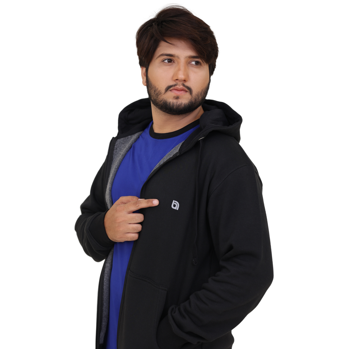 Bahob® Men's Hoodies Zip Up Sweatshirt Jackets Lightweight Long Sleeve Zipped Hoodie Jumper Tops Sweater Hoodies for Men S-3XL