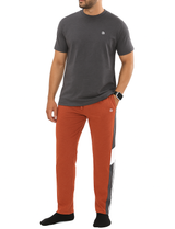 Bahob® Men's Pajamas Sets, Plain Short Sleeve Top and Bottoms Loungewear Set Soft Cotton Sleepwear Suits Nightwear For Mens S to 3XL