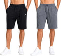 Bahob® Men's Jersey Short with Pockets Cotton Summer Shorts with Elasticated Waistband Jogging Shorts S-3XL(MJS-169, 3XL)