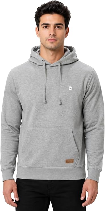 Bahob® Men's Hoodies Pullover Hooded Top Hoodie for men's Sweatshirts Long Sleeve Hoody Drawstring Casual Tops with Pockets S-3XL