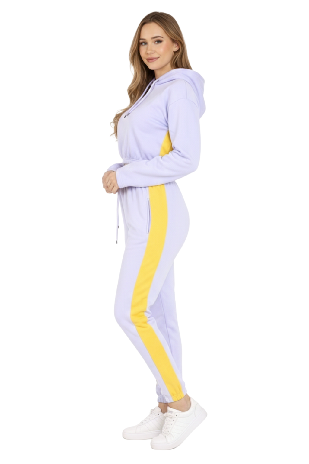Bahob® Women’s Sportswear Set, 2 Pcs Women Tracksuit Hoodie Crop Top and Joggings Pants Leggings Yoga Gym Wear Tracksuits Activewear Set