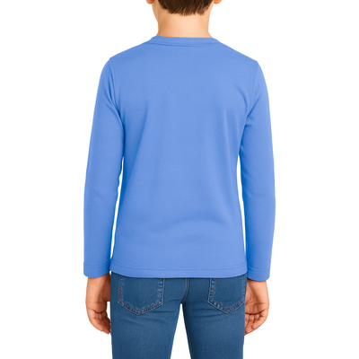 Bahob® 2 Pack Boys Long Sleeve T-Shirt Top Children's Round Neck Long-Sleeve T-Shirt Soft Cotton 3-14 Years kids t shirt