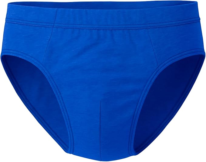 Bahob® 6 Pack Men's Underwear Briefs Ribbed Slips, Ultra Soft Sports Cotton Blend Slips Briefs