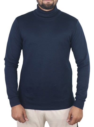 Bahob® Menswear Turtle neck Slim Fit High Neck Classic Cotton Long Sleeve Pullover Sweater. - Bahob