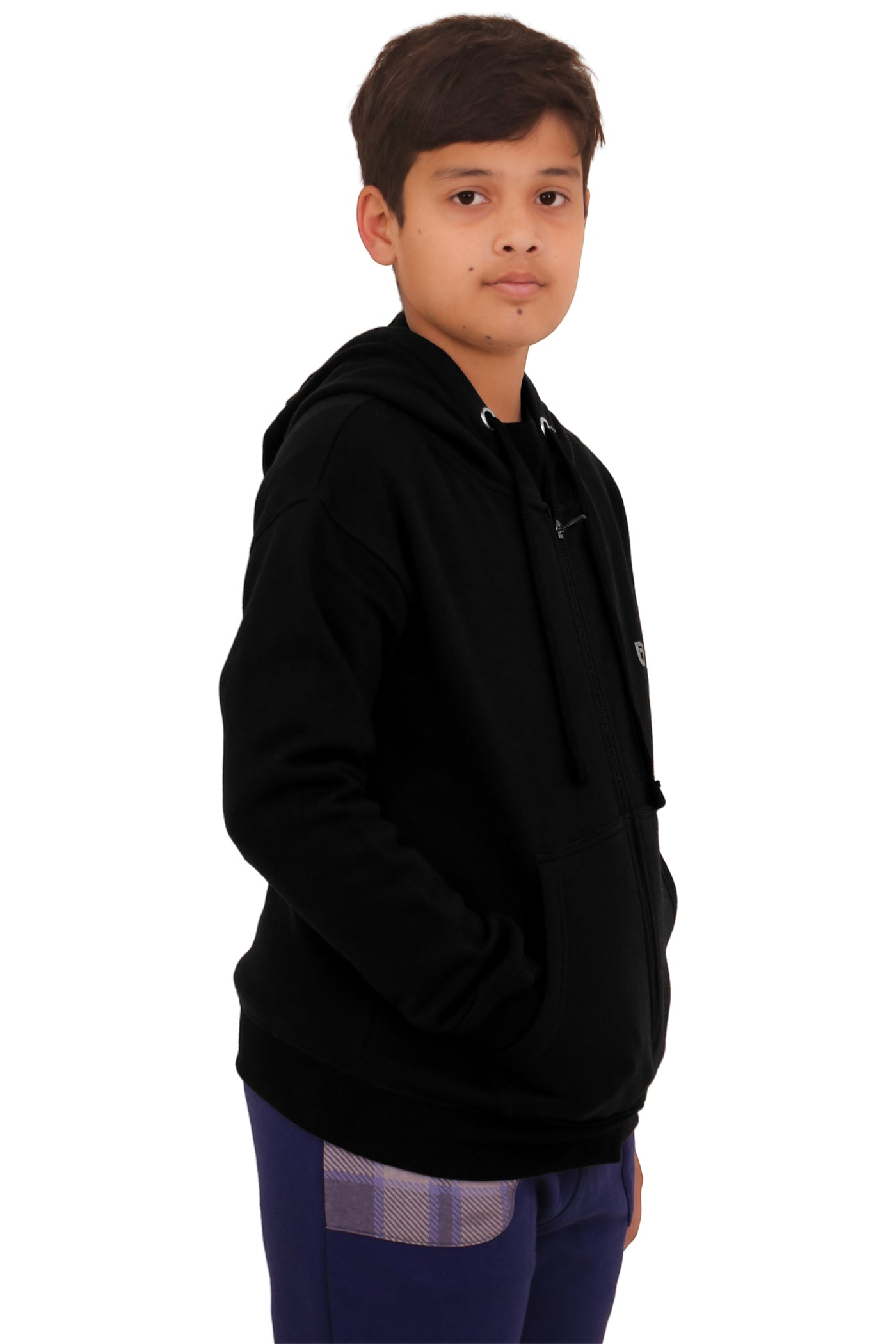 Bahob® Hoodies For Boys Kids Fleece Zip-Up Hoodie Sweatshirt Kids Hoodies Jacket Sweatshirt for Boys Long Sleeve Top Unisex Age 5-14 Years