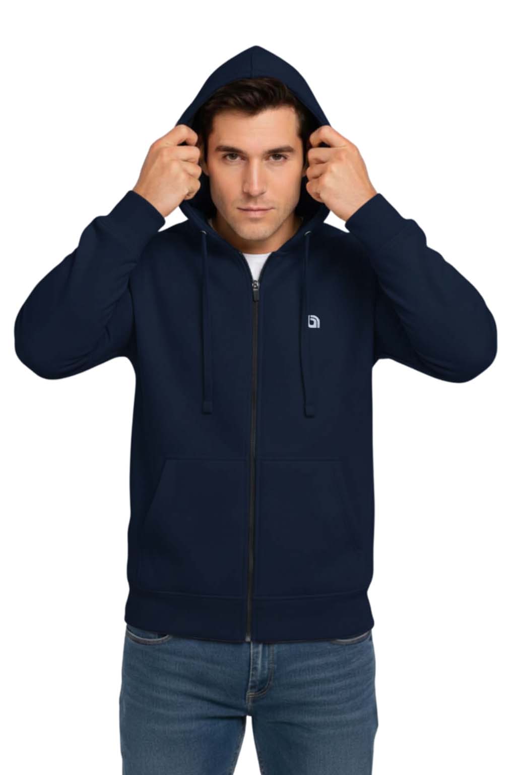 Bahob® Men's Hoodies Zip Up Sweatshirt Jackets Lightweight Long Sleeve Zipped Hoodie Jumper Tops Sweater Hoodies for Men S-3XL