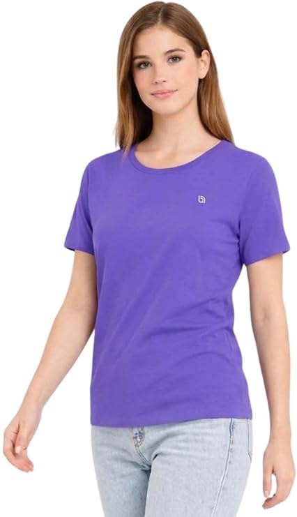 Bahob® 3 Pack Women's Classic-Fit Short-Sleeve Crew neck Plain Cotton T-Shirt S-XXL
