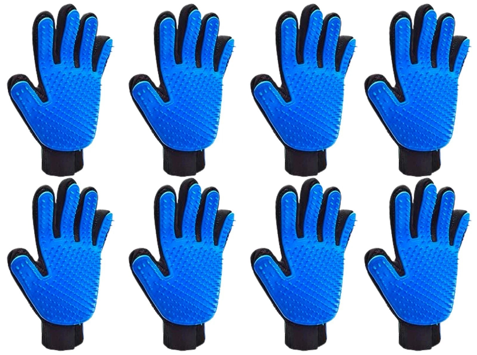 2/ 4 /6 / 8 / 10 PK Pet Dog Cat Grooming Glove Deshedding Brush Fur Remover Mitt