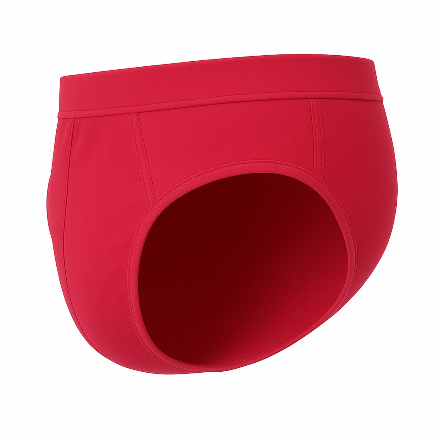 Bahob® 6 Pack Men's Underwear Briefs Ribbed Slips, Ultra Soft Sports Cotton Blend Slips Briefs