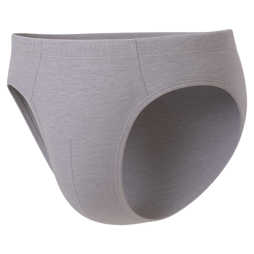 Bahob® 6 Pack Men's Underwear Briefs Ribbed Slips, Ultra Soft Sports Cotton Blend Slips Briefs