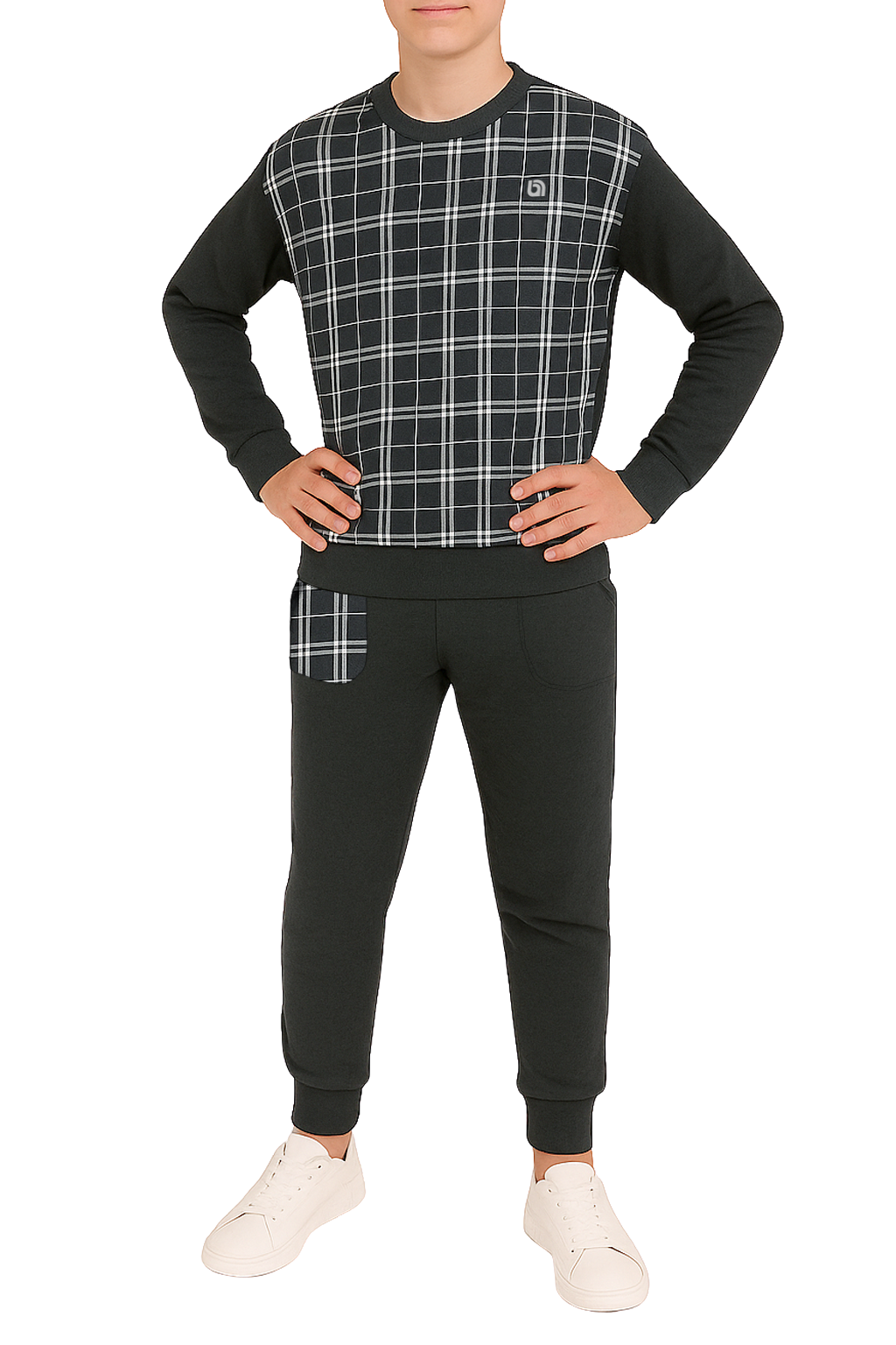 Bahob® 1 & 2 Pack Boys Girls Tracksuit, Unisex Jumper Sweatshirt and Jogger Bottoms Tracksuit Set for Kids 3-14 Years