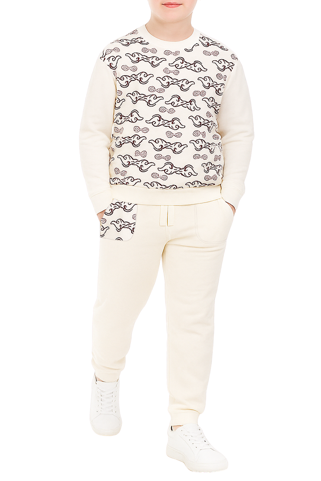 Bahob® 1 & 2 Pack Boys Girls Tracksuit, Unisex Jumper Sweatshirt and Jogger Bottoms Tracksuit Set for Kids 3-14 Years