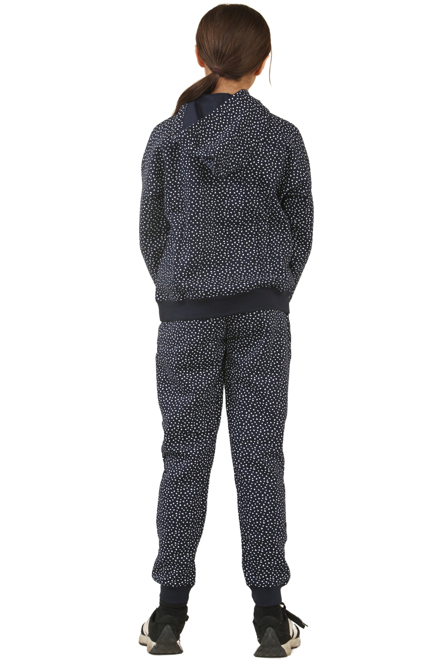 Bahob® 1 & 2 Pack Girls Tracksuits Set Printed Hoodie and Tracksuit Jogging Bottoms, Kids Track Suits Activewear Sets for Girls 5-14 Years