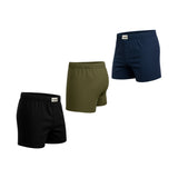 Bahob® Pack Of 6 Mens Boxers Shorts Button Open Fly Underpants Trunks For Mens Soft Cotton Boxer Shorts Comfortable Mens Underwear S-3XL