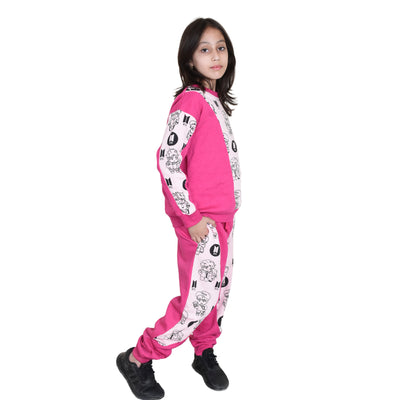 Bahob® Girls 2 Piece Sweatshirt & Jogging Bottoms Tracksuit Set