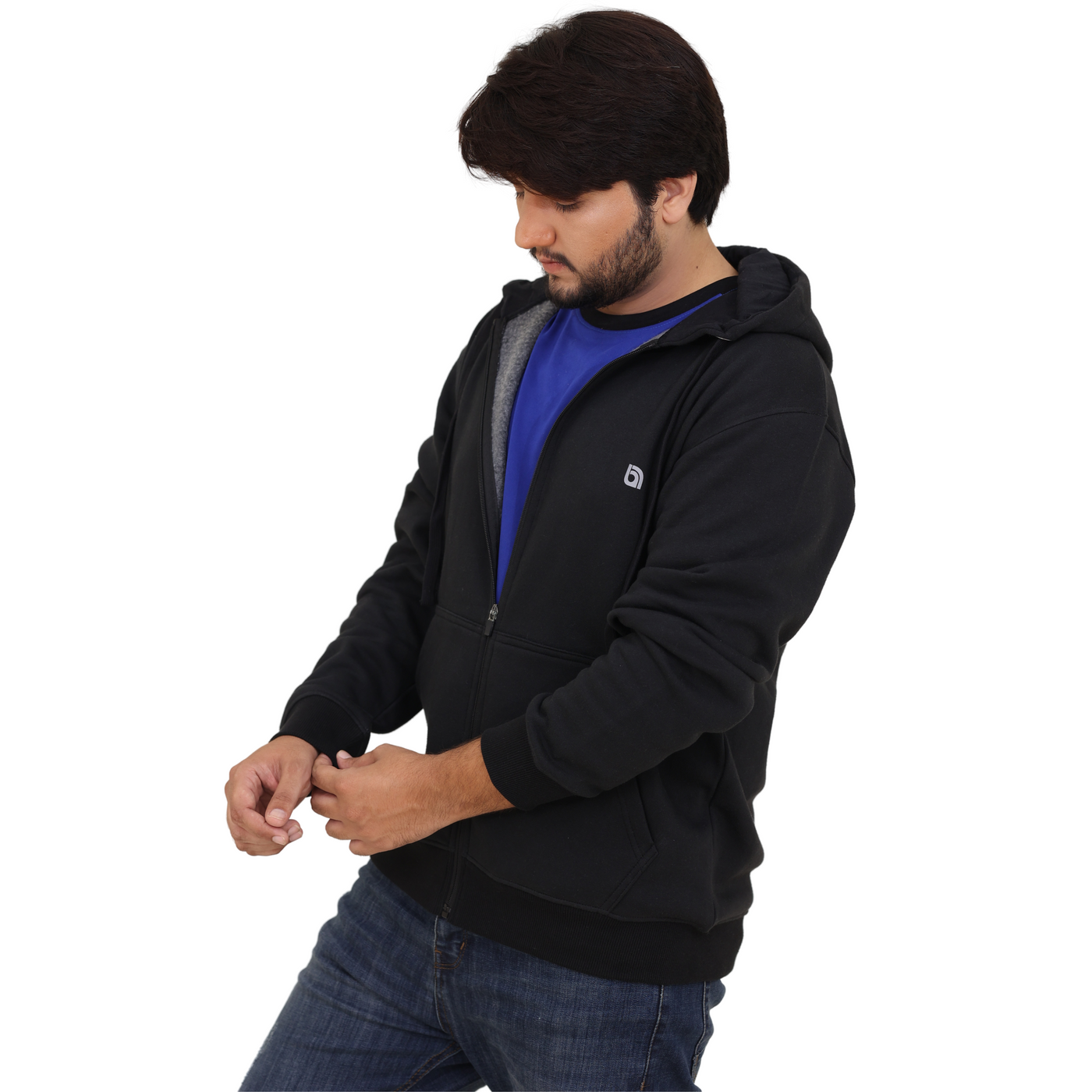 Bahob® Men's Hoodies Zip Up Sweatshirt Jackets Lightweight Long Sleeve Zipped Hoodie Jumper Tops Sweater Hoodies for Men S-3XL