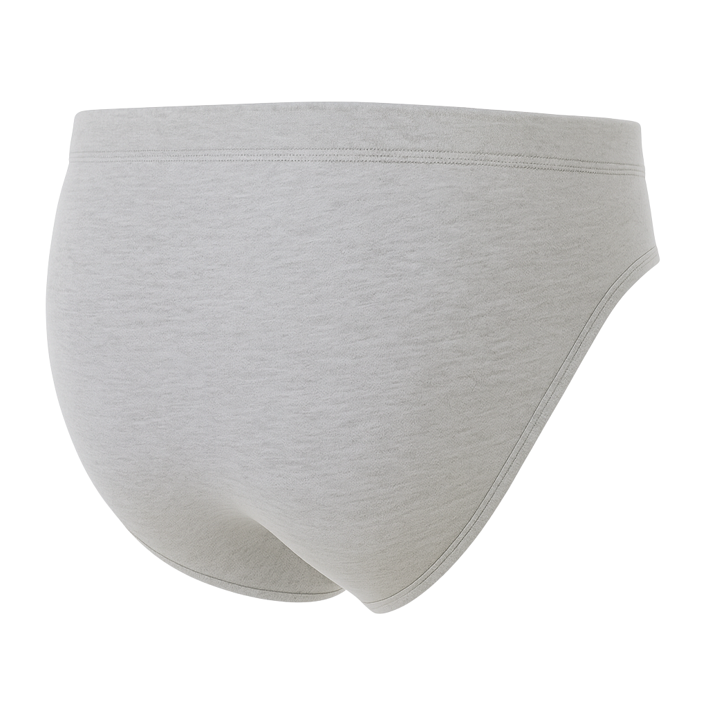 Bahob® 6 Pack Men's Underwear Briefs Ribbed Slips, Ultra Soft Sports Cotton Blend Slips Briefs