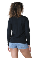 Bahob® 3 Pack Women's Classic-Fit Crewneck , Multipacks Ladies Long Sleeve T-Shirt Top S-XXL