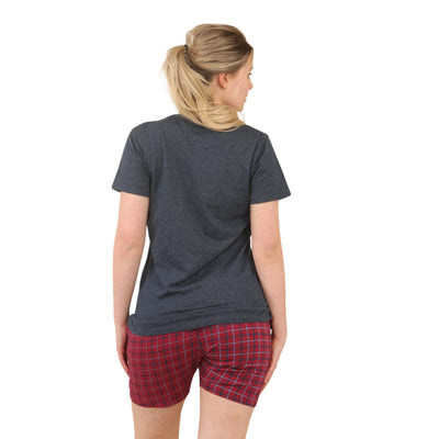 Women's Pajama's Sets with Shorts Ladies Pajama's Cotton Short Sleeve Soft 2 Pieces Pjs Set Summer Loungewear Sleepwear Nightwear for Women S-XXL