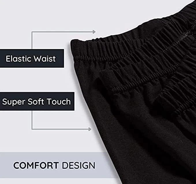 Bahob® 2 Pack Women's Leggings Soft Cotton Leggings for Women Full Length Skin Tight, Stretch Fit Cotton Legging Plain Pants S to XXL