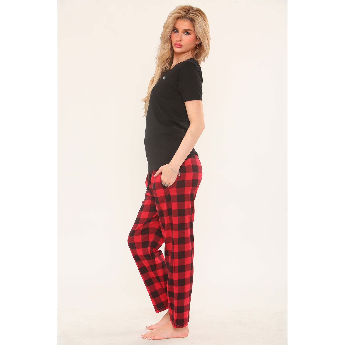 Women's Pyjamas Set Short Sleeve Cotton Printing Pjs Loungewear Soft Nightwear Sleepwear Set with Pockets Ladies Pjs Set S-XXL