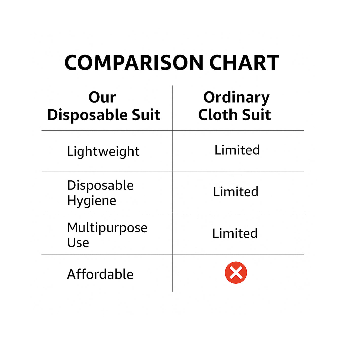 1 & 3 Pack Protective Disposable Overall Paper Boiler Suit Coveralls Protection Suit Cuffs and Ankles