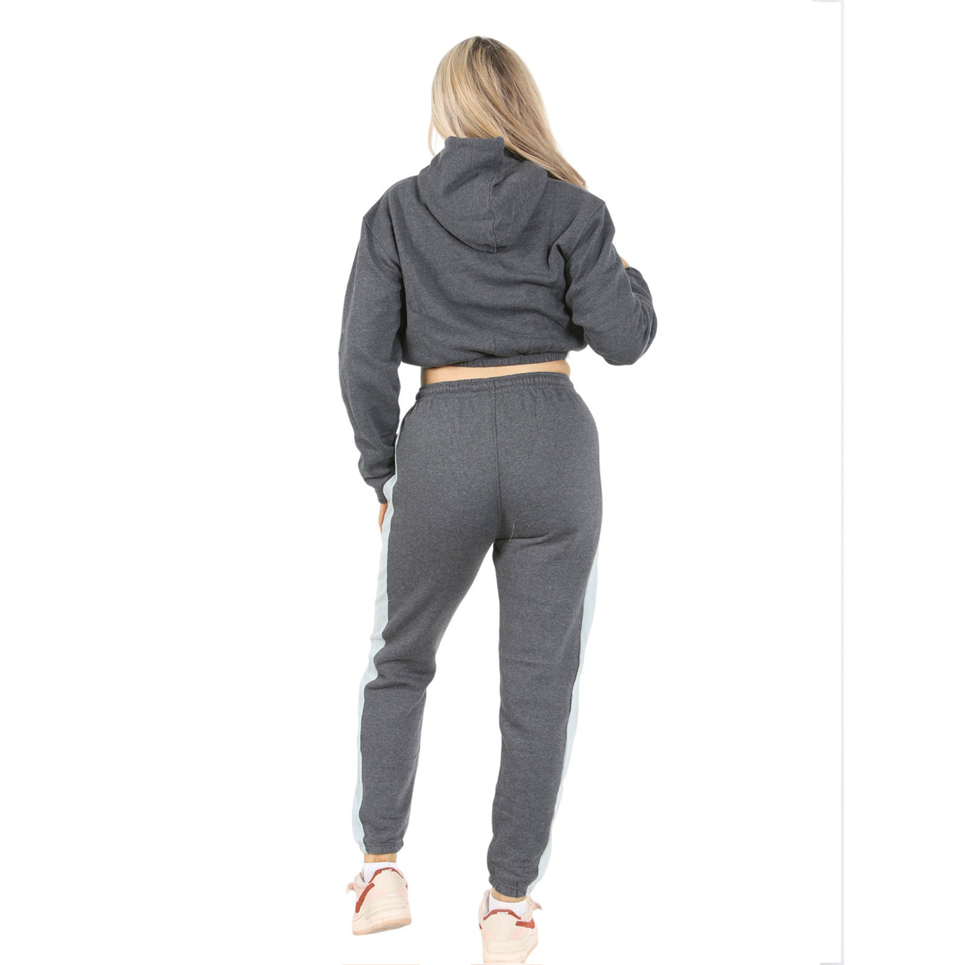 Bahob® Women’s Sportswear Set, 2 Pcs Women Tracksuit Hoodie Crop Top and Joggings Pants Leggings Yoga Gym Wear Tracksuits Activewear Set