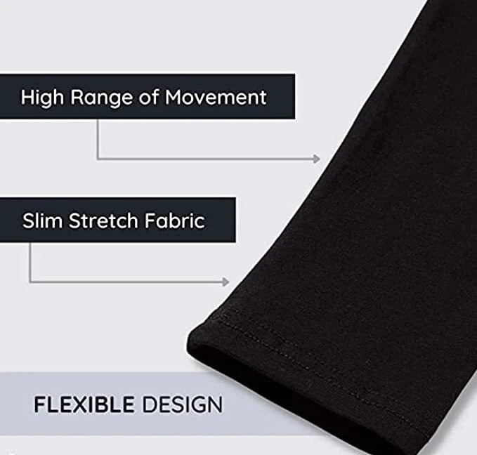 Bahob® 2 Pack Women's Leggings Soft Cotton Leggings for Women Full Length Skin Tight, Stretch Fit Cotton Legging Plain Pants S to XXL