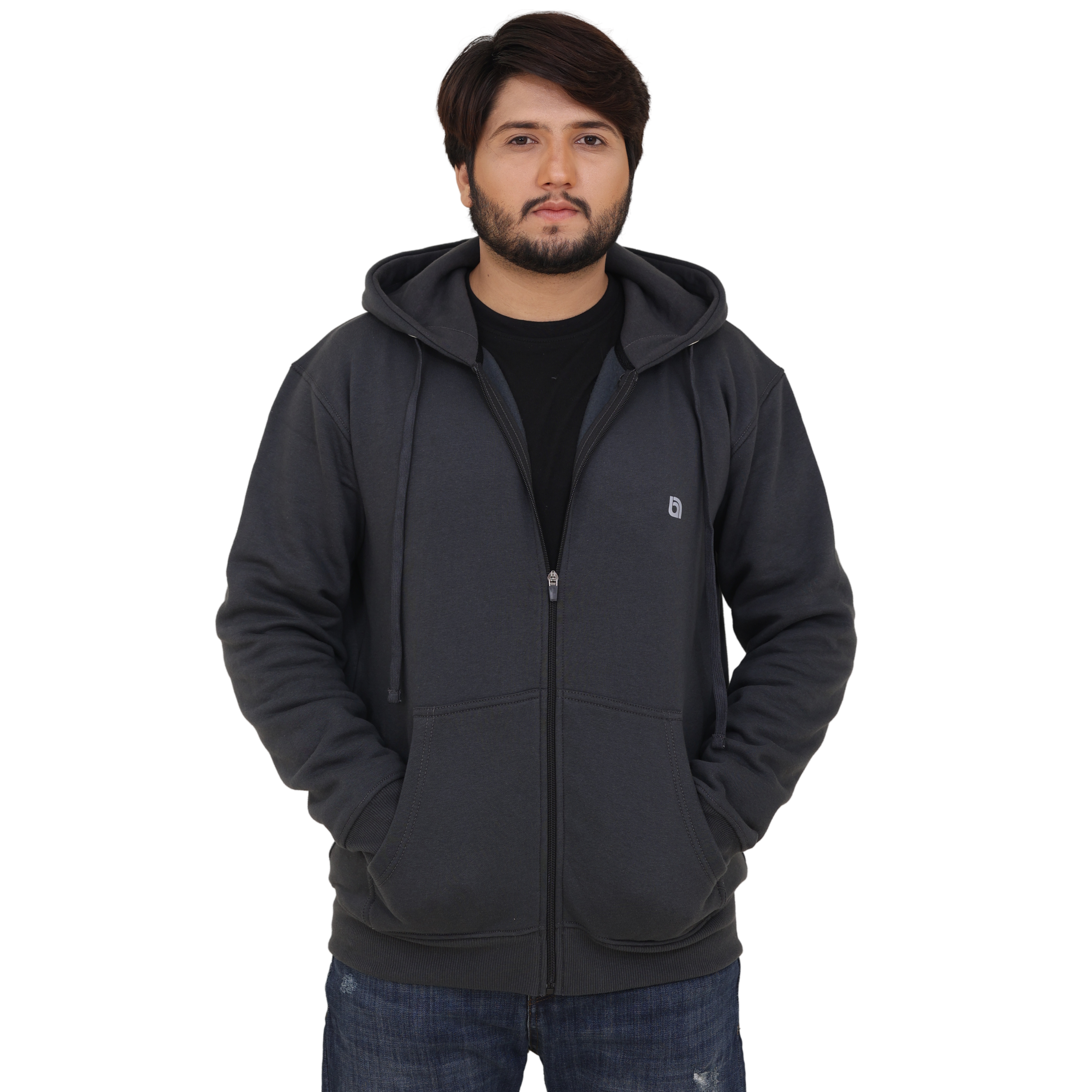 Bahob® Men's Hoodies Zip Up Sweatshirt Jackets Lightweight Long Sleeve Zipped Hoodie Jumper Tops Sweater Hoodies for Men S-3XL