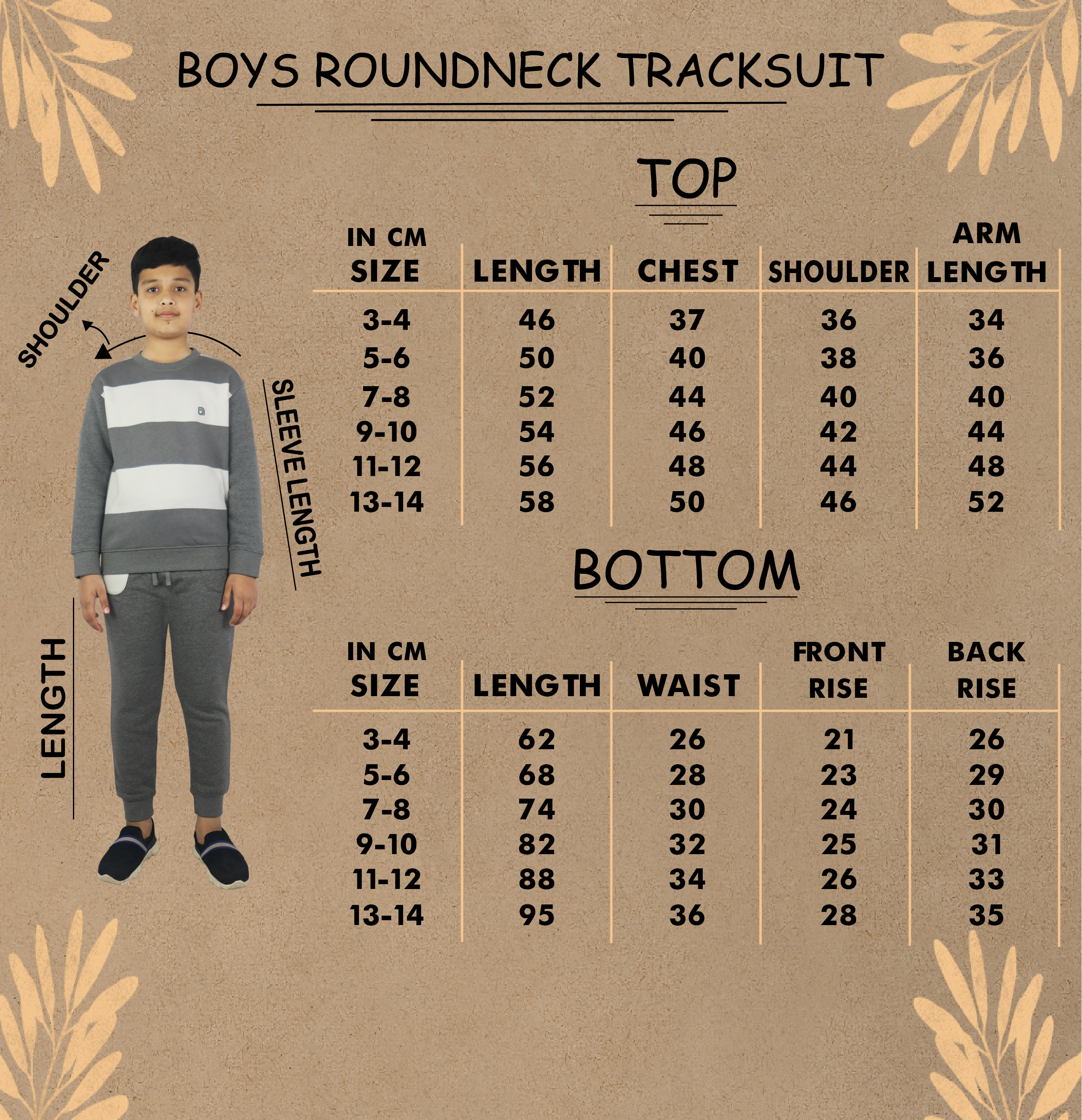 Boys roundneck tracksuit