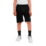 2 Pack Boys Girls Unisex Shadow Stripe Gym Sports Football Games School PE Shorts 5 to 14 Years