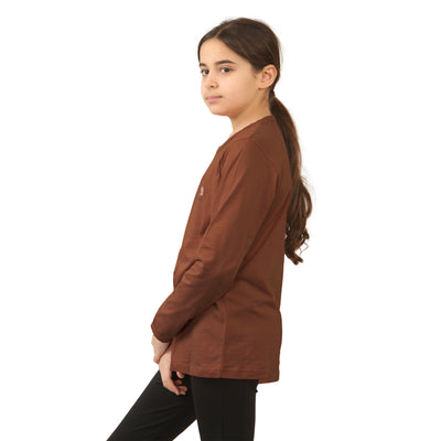 Bahob® Girls Long Sleeve T-Shirt 3 Pack Shirt for Girls Lightweight Soft Comfort Fit Round Neck Tee Shirt 5-14 Years