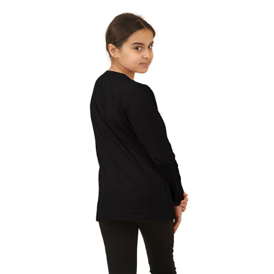 Bahob® Girls Long Sleeve T-Shirt 3 Pack Shirt for Girls Lightweight Soft Comfort Fit Round Neck Tee Shirt 5-14 Years