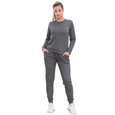 Bahob® Women’s Sportswear Set, Round Neck 2 Piece Women Track Suit Ladies Track Suit Stretch Leggings Yoga Workout Tracksuits Activewear Set S to XL