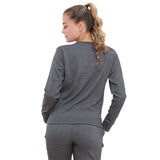 Bahob® Women’s Sportswear Set, Round Neck 2 Piece Women Track Suit Ladies Track Suit Stretch Leggings Yoga Workout Tracksuits Activewear Set S to XL