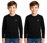 Bahob® 2 Pack Boys Long Sleeve T-Shirt Top Children's Round Neck Long-Sleeve T-Shirt Soft Cotton 3-14 Years kids t shirt