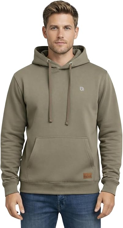 Bahob® Men's Hoodies Pullover Hooded Top Hoodie for men's Sweatshirts Long Sleeve Hoody Drawstring Casual Tops with Pockets S-3XL