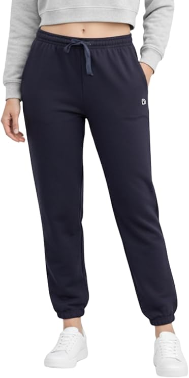 Bahob® Women's Fleece Joggers Sweatpants Jogging Tracksuit Bottoms Drawstring Elastic Waist Joggers for Women S-XXL
