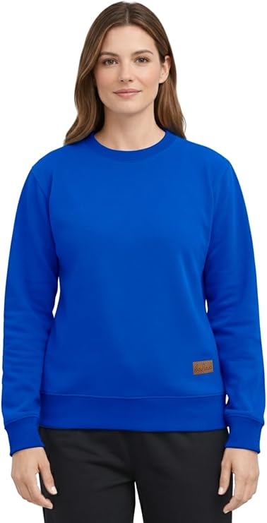Bahob® Women's Crew Sweatshirt Long Sleeve Tops for Ladies Sweatshirts for Women UK Pullover Jumper Crewneck Sweater S-XXL