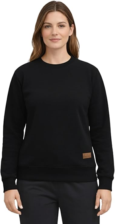 Bahob® Women's Crew Sweatshirt Long Sleeve Tops for Ladies Sweatshirts for Women UK Pullover Jumper Crewneck Sweater S-XXL
