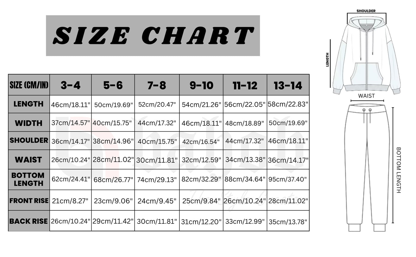 Bahob® Girls Tracksuits Set Top And Bottoms Fleece Zipper Hoodie Contrast Panel Butterfly Print Girl's Sportswear Set Tracksuits Activewear Set 3-14 Years