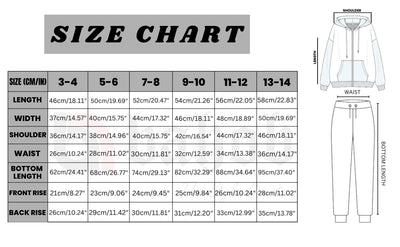 Bahob® Girls Tracksuits Set Top And Bottoms Fleece Zipper Hoodie Contrast Panel Butterfly Print Girl's Sportswear Set Tracksuits Activewear Set 3-14 Years