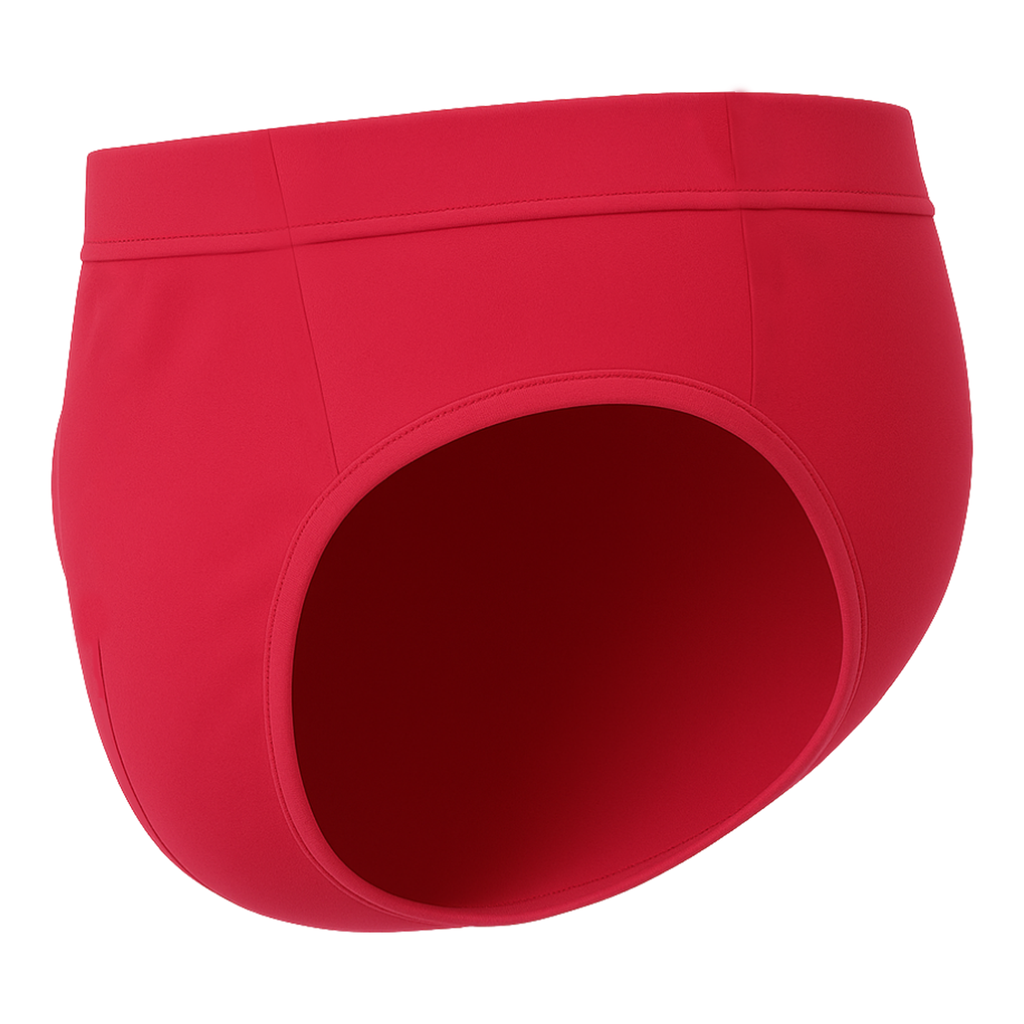 Bahob® 6 Pack Men's Underwear Briefs Ribbed Slips, Ultra Soft Sports Cotton Blend Slips Briefs